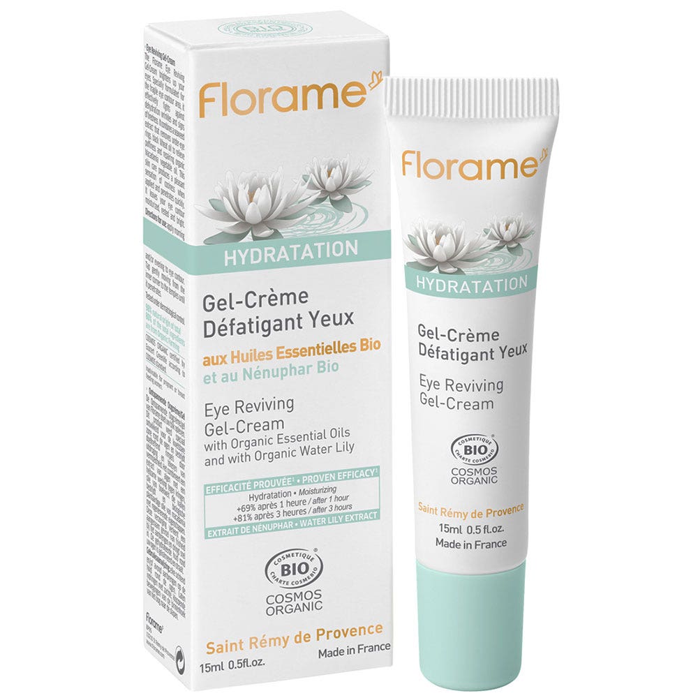 Florame Gel Creme Defatiguant Yeux Bio 15ml