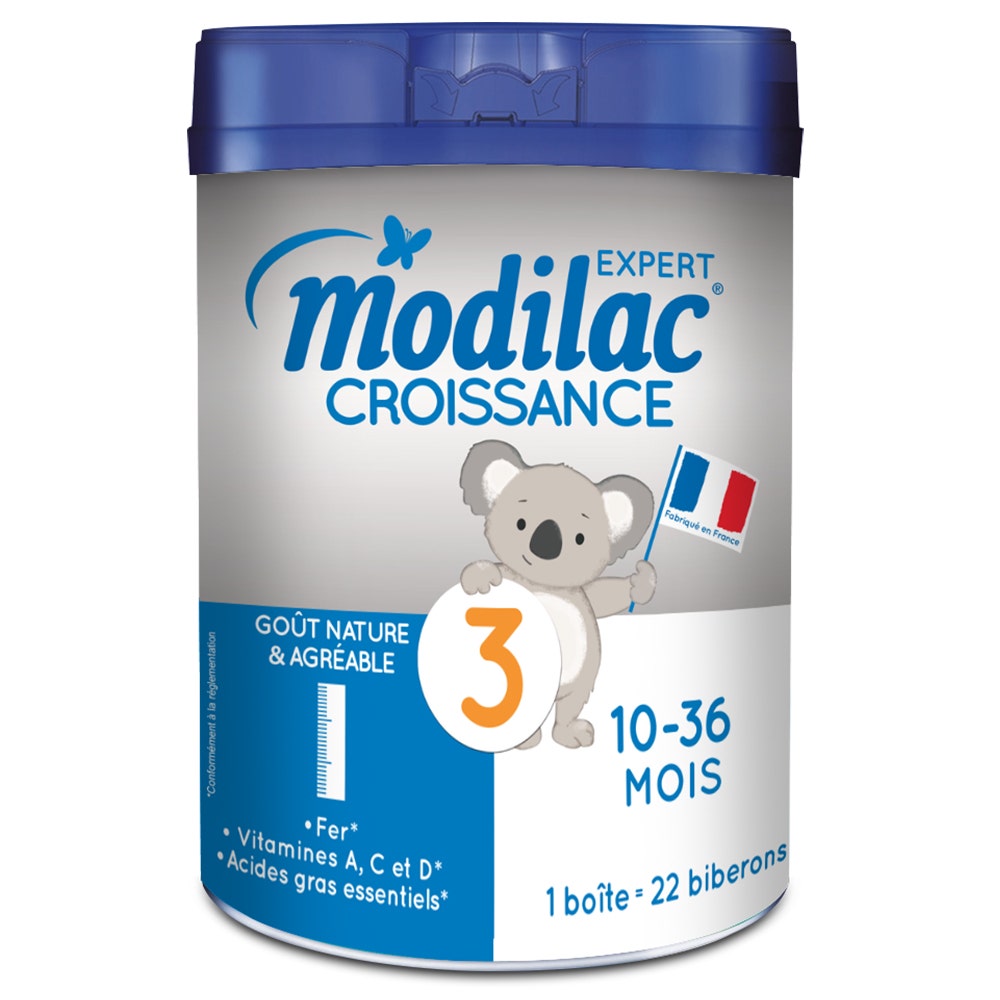 Modilac Expert Croissance 3 Lait En Poudre 10-36 Mois 800 g