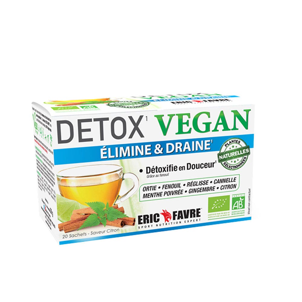Eric Favre Tisana vegana Detox 20 bustine