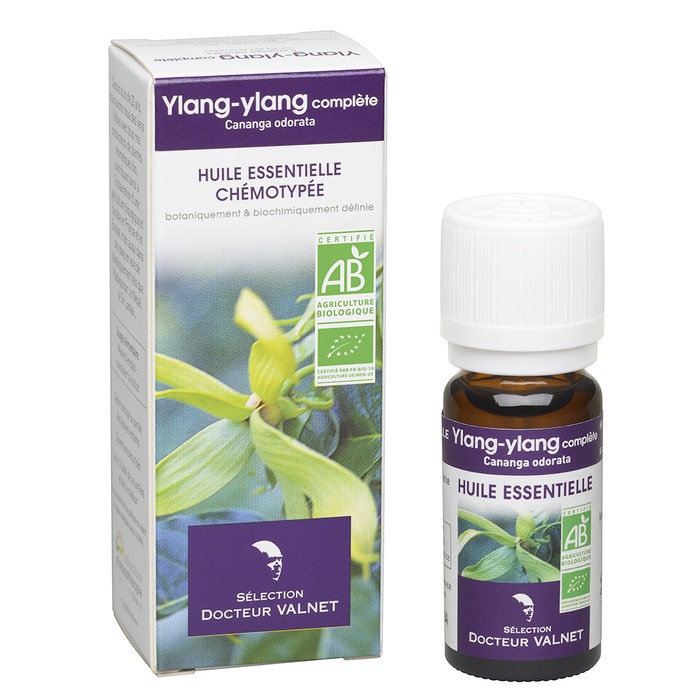 OLIO ESSENZIALE COMPLETO DI YLANG YLANG BIOLOGICO 10ml Dr. Valnet