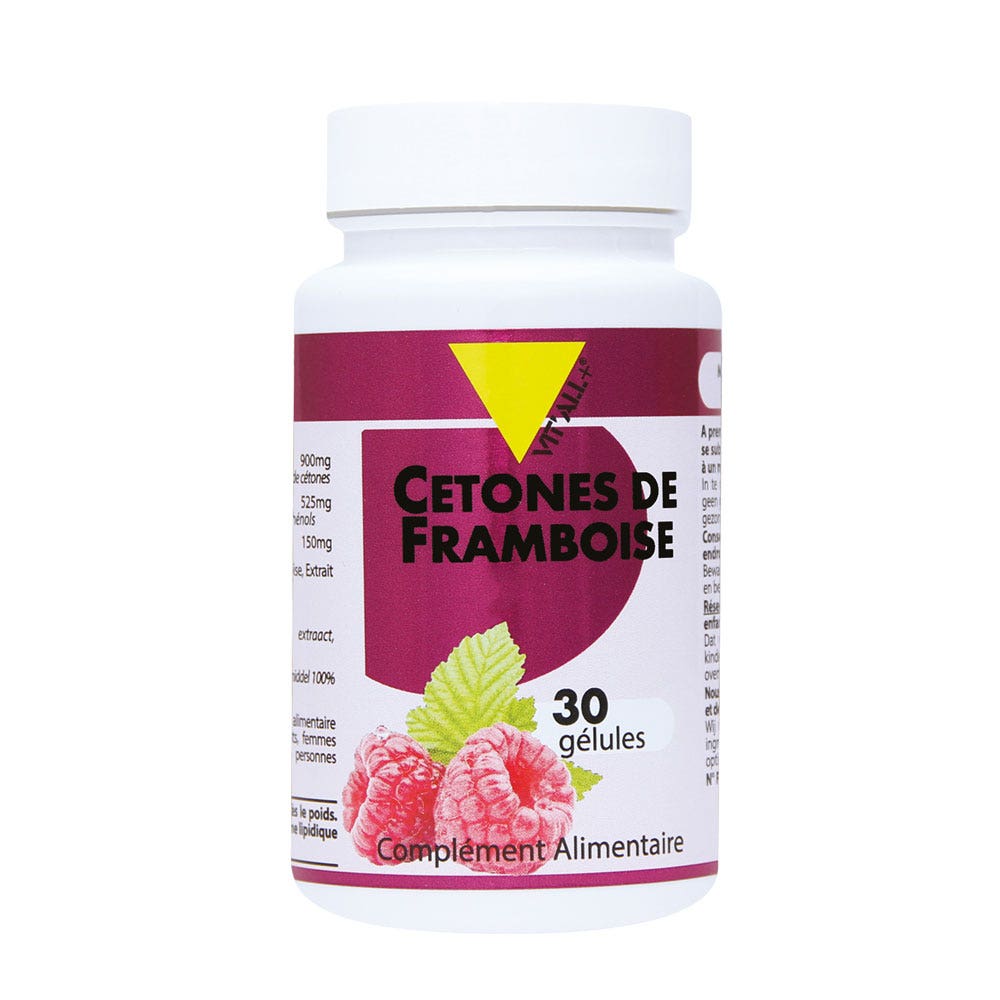 Vit'All+ Cetone al lampone 30 capsule