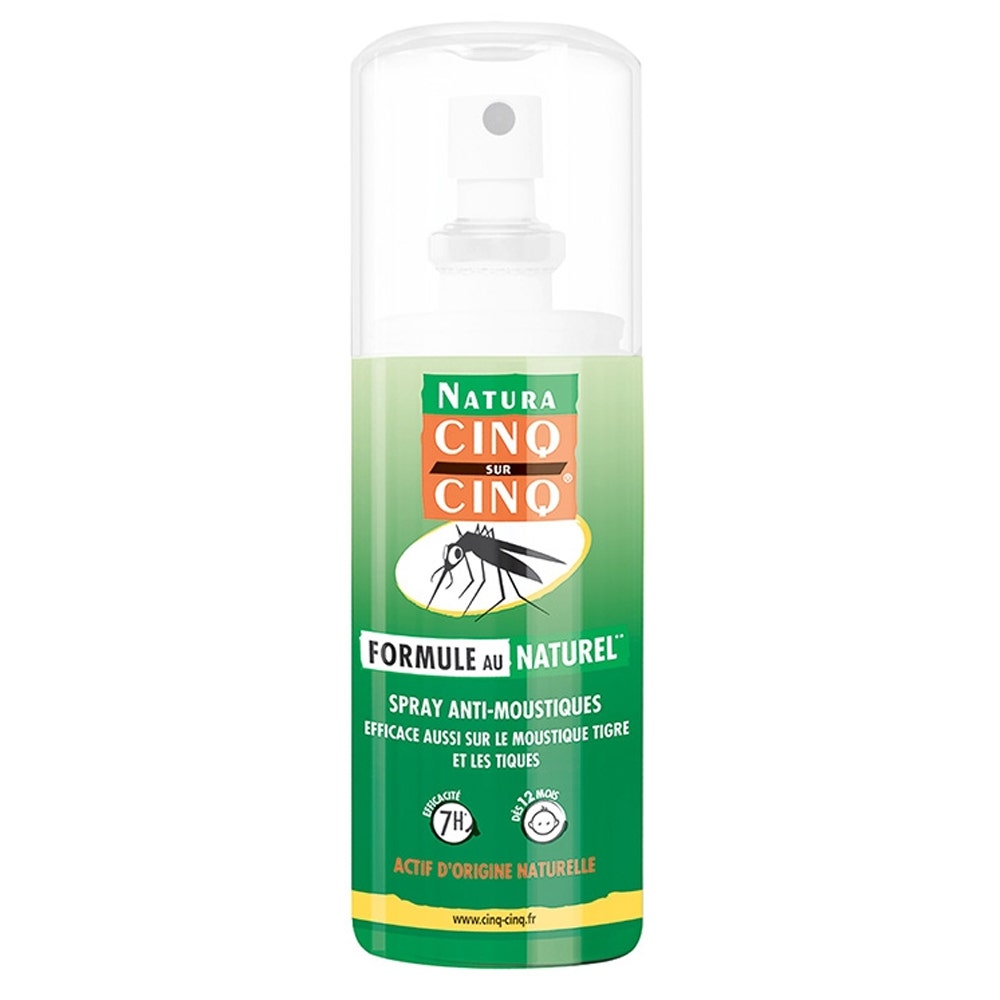 Cinq Sur Cinq Spray antizanzare naturale da 12 mesi 100ml