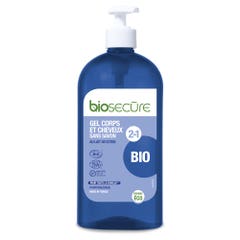 Bio Secure Gel per corpo e capelli senza sapone biologico 730ml