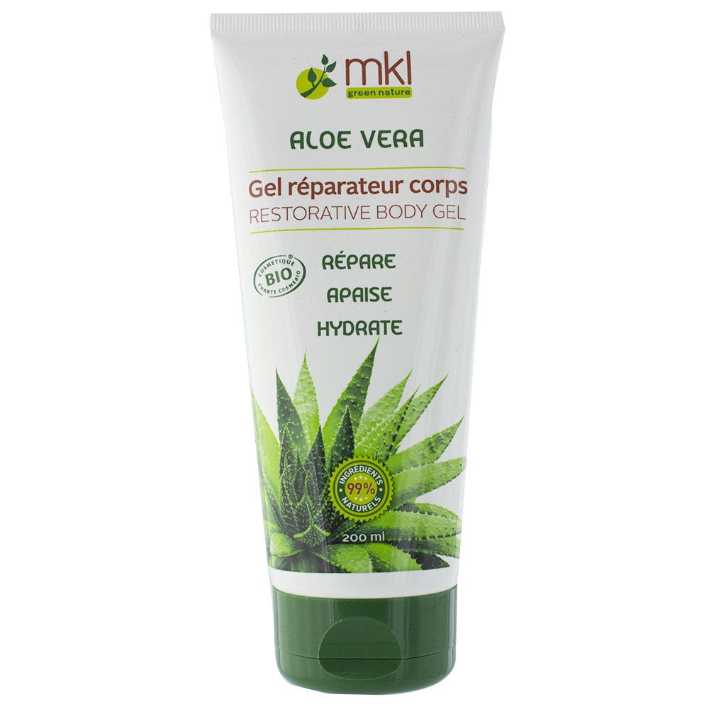 Mkl Gel di Riparazione per il Corpo all'Aloe Vera Bio 200 ml