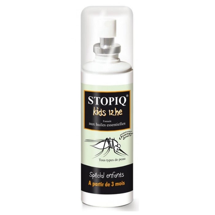 Stopiq Kids 12he Repellente per insetti con oli essenziali per bambini dai 3 mesi di età 75ml Nutri Expert