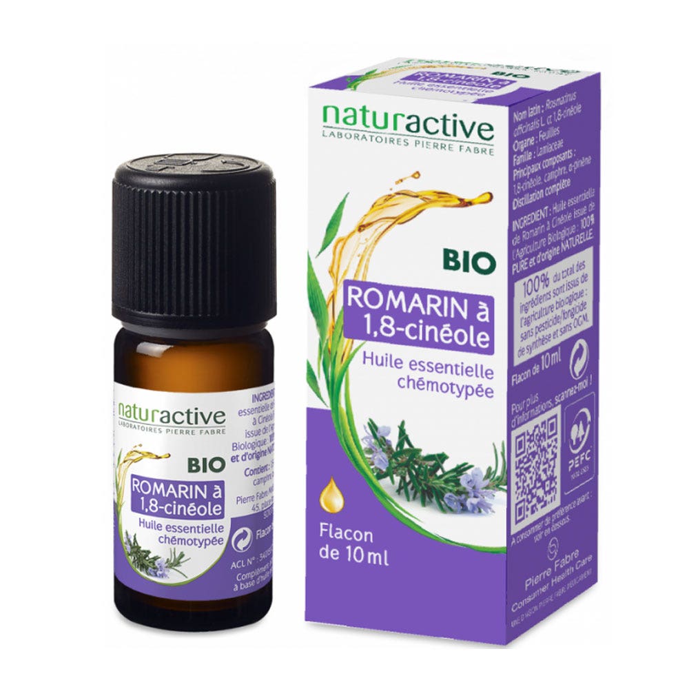 Naturactive Olio essenziale di Rosmarino biologico 10 ml