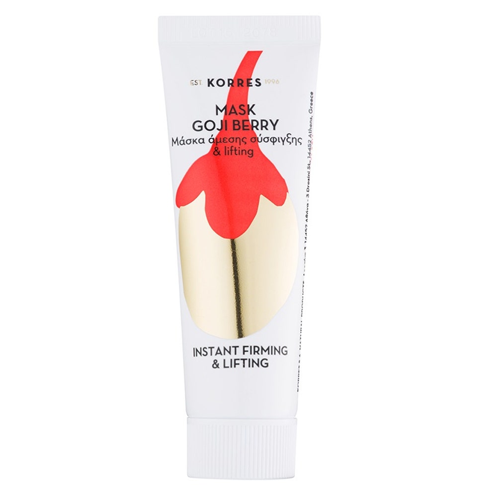 Korres Maschera istantanea di Compattezza e Lifting alle bacche di Goji 18 ml
