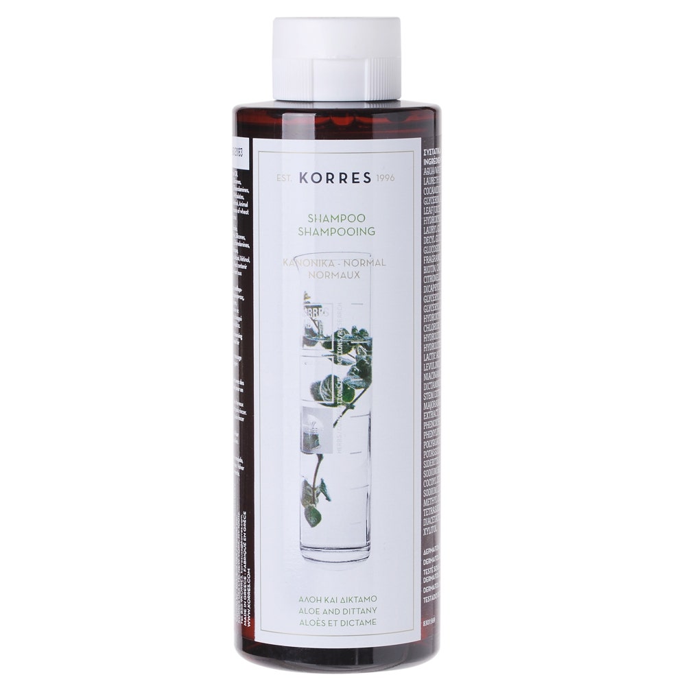 Korres Shampoo uso frequente all'aloe e dittamo per capelli normali 250ml