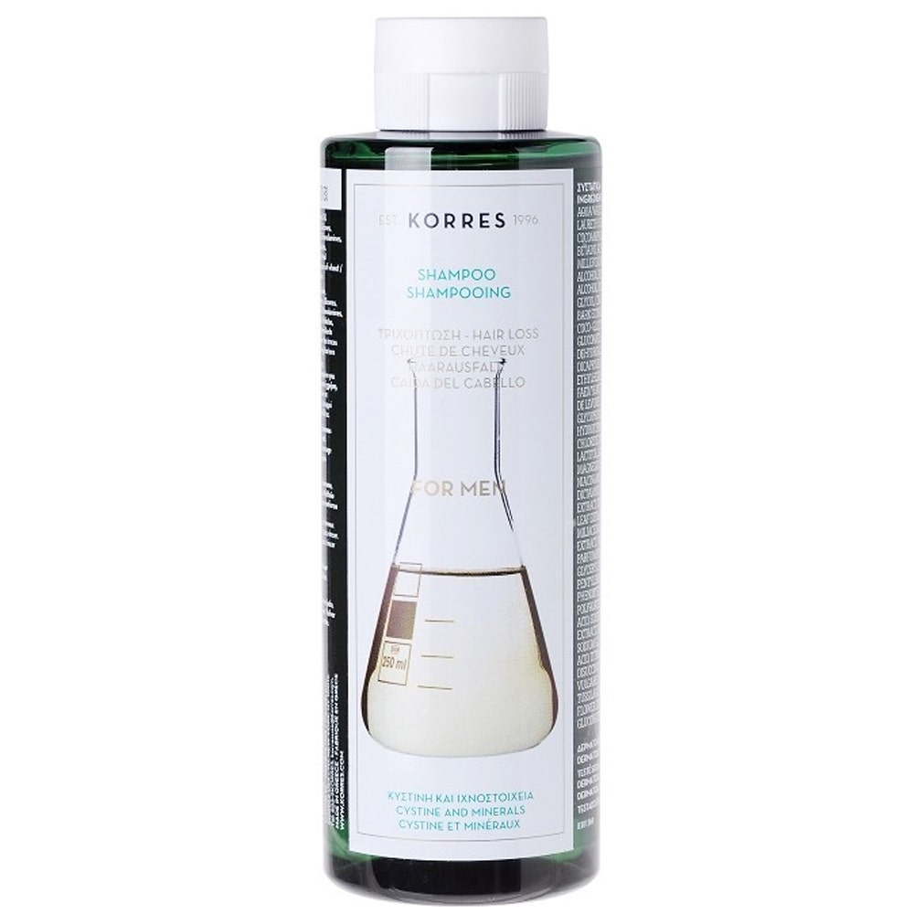Korres Shampoo anti-caduta di cisteina e minerali per uomo 250ml
