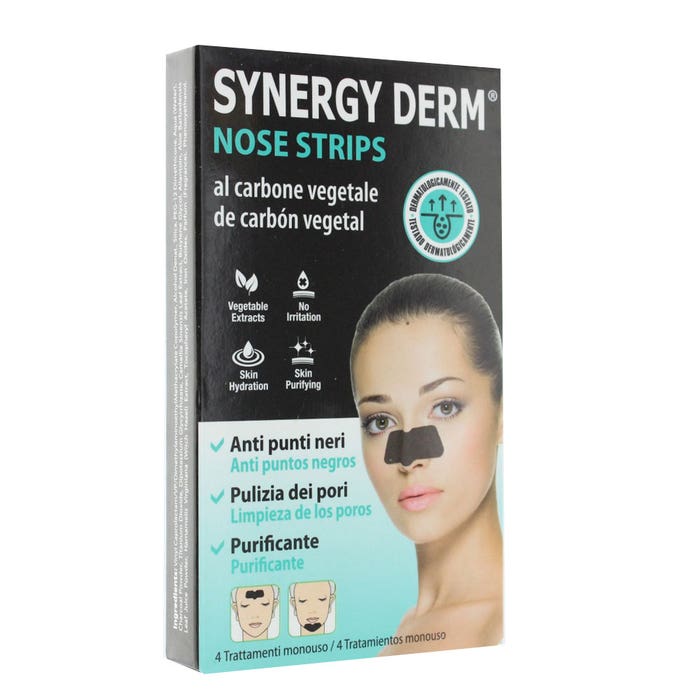 Synergy Derm Strisce nasali Carbone X4 Cerotto per il naso Incarose