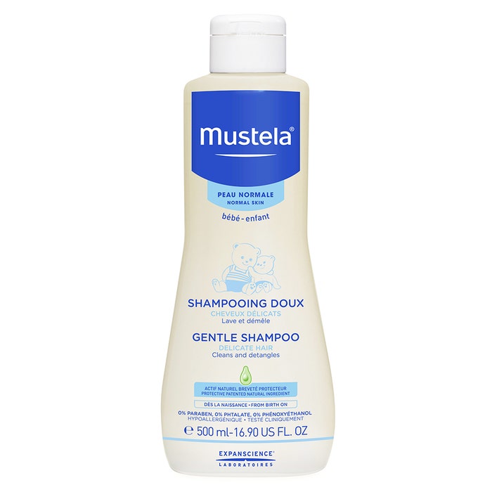 Shampoo Delicato all'Avocado Bio per Neonati 500ml Mustela
