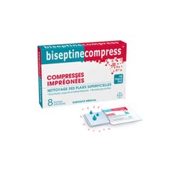 Bayer Compresse impregnate di Biseptine 8 bustine