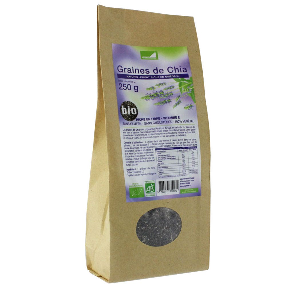Exopharm Semi di chia biologici 250g