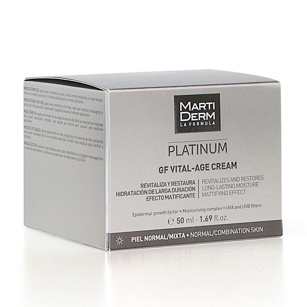 Martiderm Platinum Gf Vital-age cream per pelli da normali a miste 50 ml