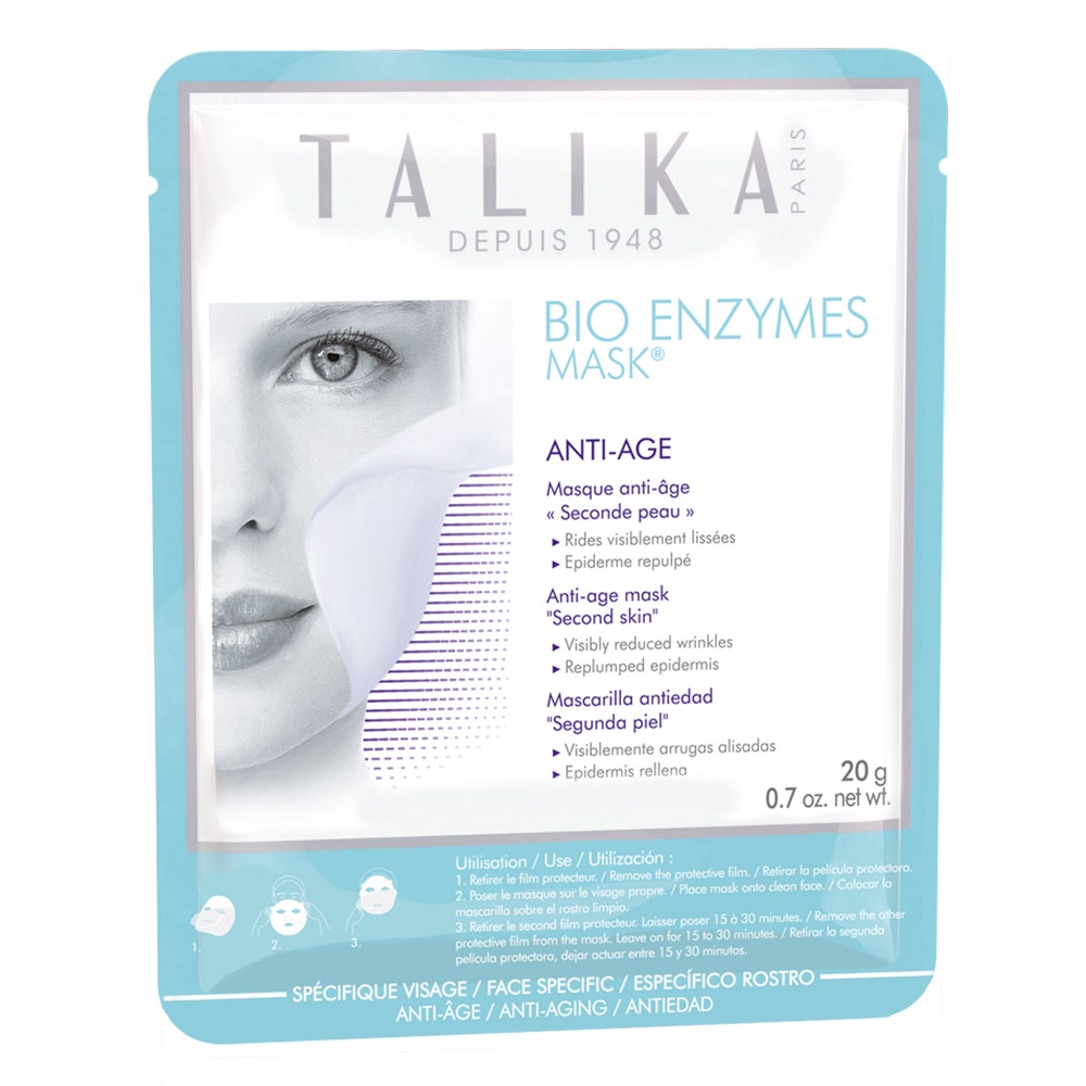 Talika Maschera bio enzymes anti-età effetto seconda pelle