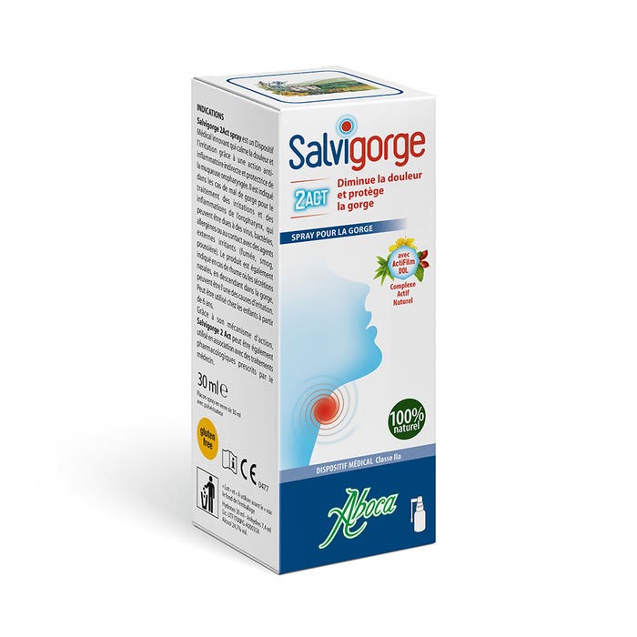 Aboca ORL Salvigorge 2act Spray Gola 30ml