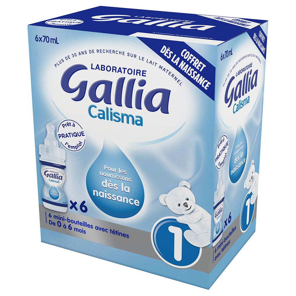 Gallia Calisma Latte pronto all'uso dalla nascita 70ml