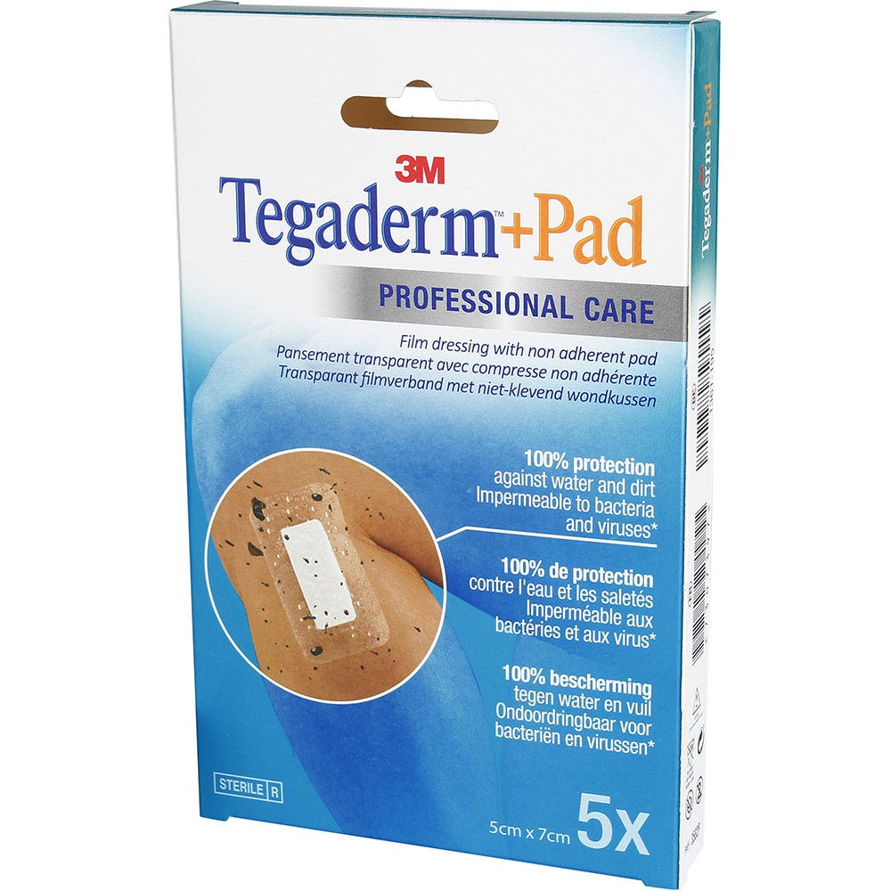 3M Tegaderm Pad cerotti con film 5cm X 7cm x5
