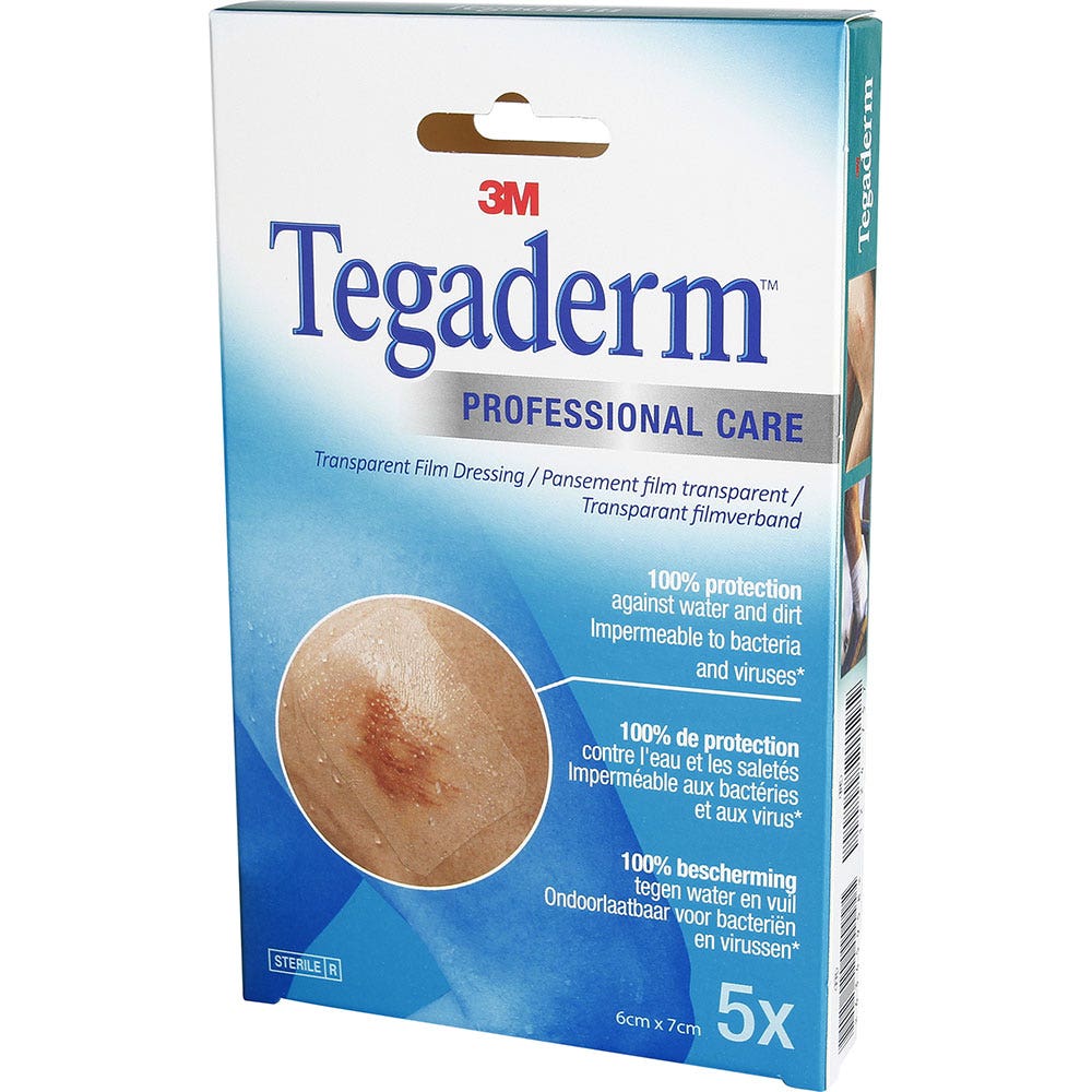 3M Tegaderm Medicazioni trasparenti adesive 6cm X 7cm