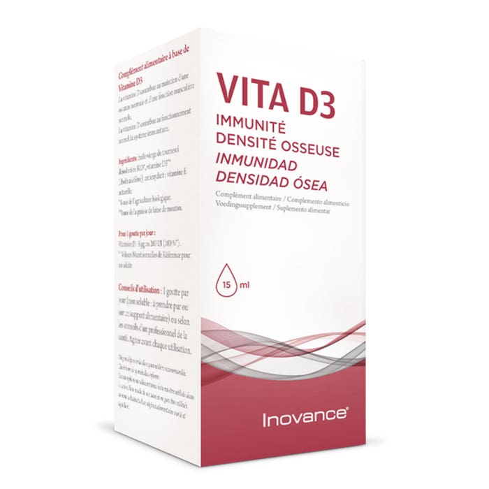 Gocce di Vitamine D3 15ml Inovance