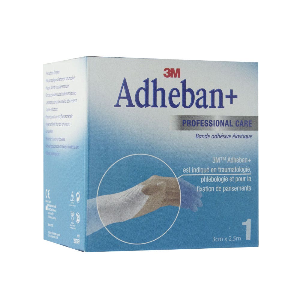 3M Adheban Plus Nastro adesivo elastico 3cmx2,5m