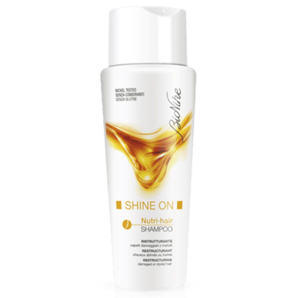 Bionike Shine On Shampoo Ristrutturante Per Capelli Danneggiati O Colorati Nutri Hair 200ml