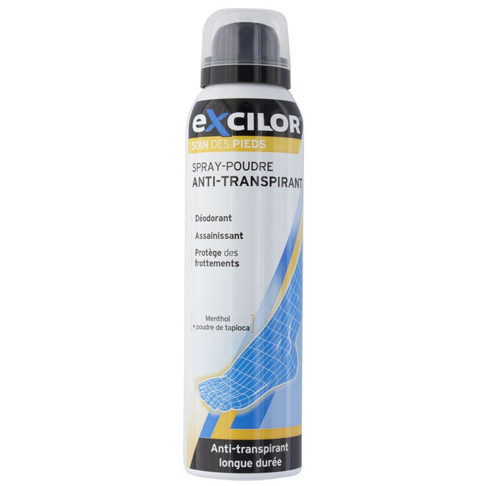 Spray antitraspirante in polvere per i Piedi 150 ml Excilor