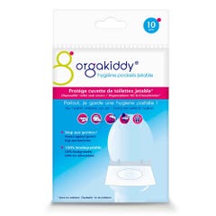 Orgakiddy Protezioni monouso per la tazza del water X10