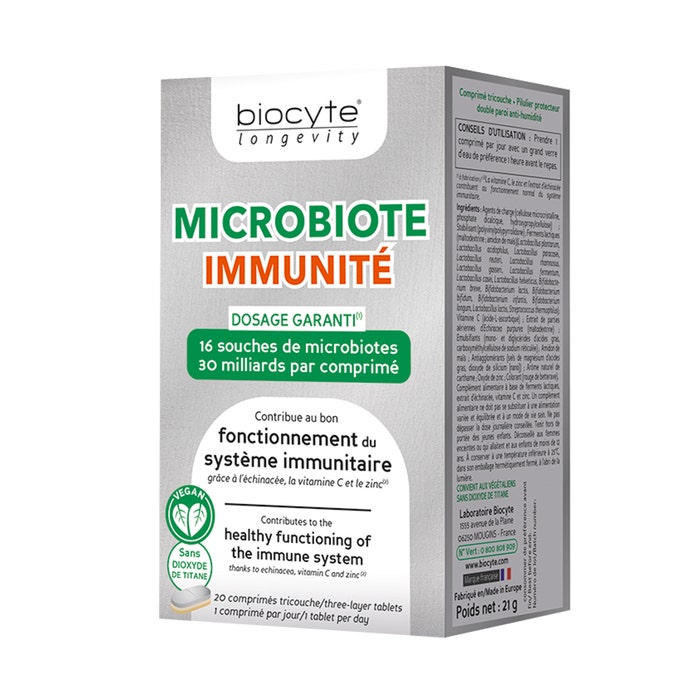 Biocyte Microbiota Immunite 20 Compresse