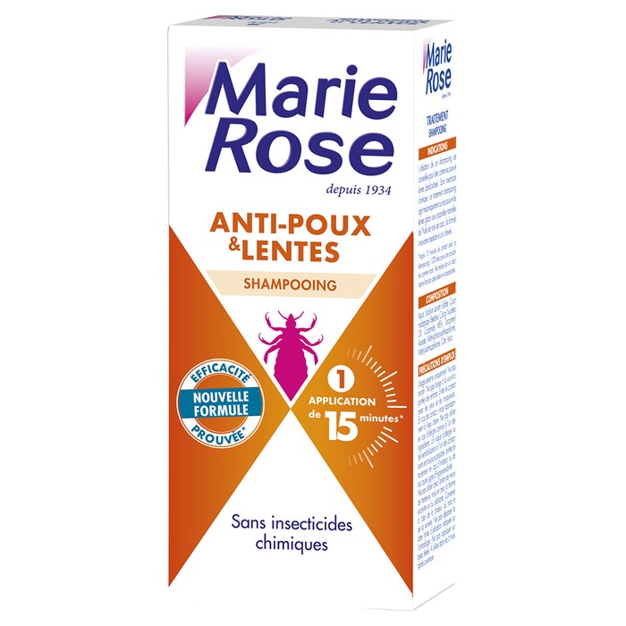 Shampoo Anti-pidocchi e lendini 125 ml Marie Rose