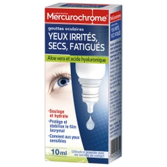 Mercurochrome 3 in 1 Gocce oculari per occhi secchi, irritati e stanchi 10ml