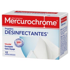 Mercurochrome Salviette Desinfectis Busta individuale X12