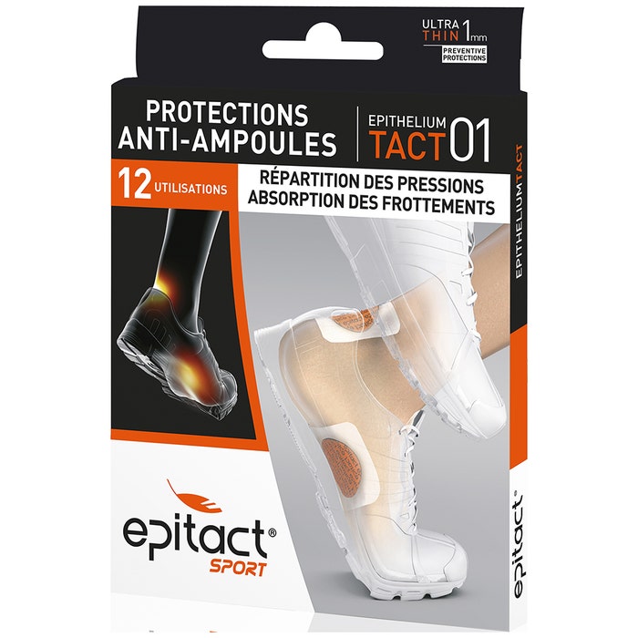 Protezioni Sport Anti Vesciche Epithelium Tact 01 Riutilizzabili X4 Epitact