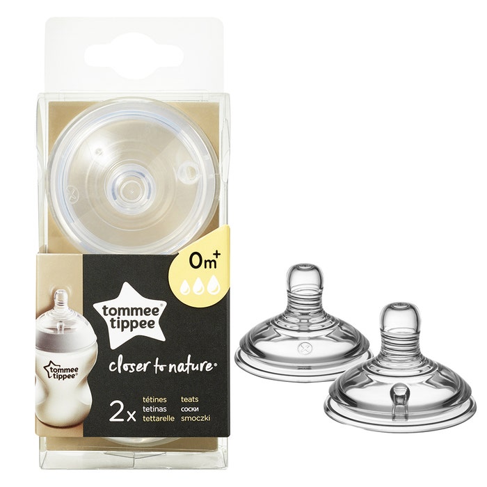 Tommee Tippee Closer To Nature Tetines Debit Variable Des La Naissance X2 Tommee Tippee