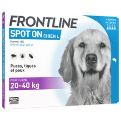 Frontline Spot-on Cane L da 20-40kg 4 pipette da 2,68 ml