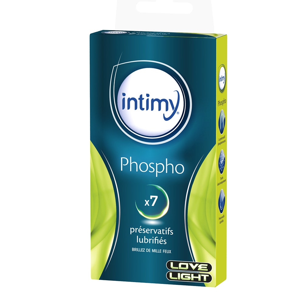 Intimy Preservativi fosforescenti 7 pezzi