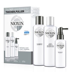 Nioxin System 1 Kit di cura densificante per Capelli naturali e leggermente schiariti 350 ml