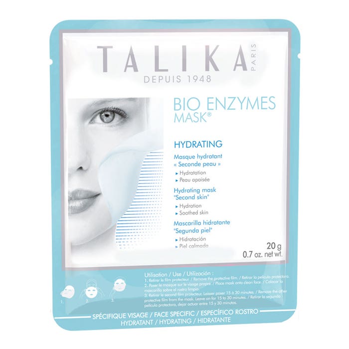 Bio Enzymes Maschera idratante per la seconda pelle 20g Talika