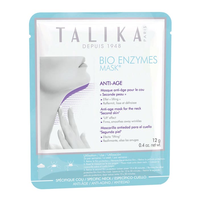 Bio Enzymes Maschera collo anti-età Seconda Pelle 12g Talika