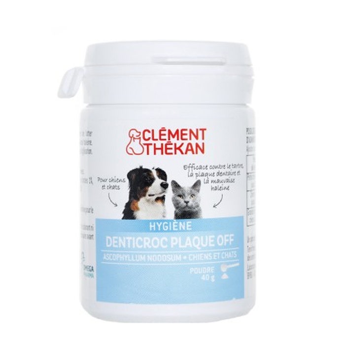 Clement-Thekan Igiene orale per cani e gatti in polvere 40g 40 g Chien Chat Clement-Thekan