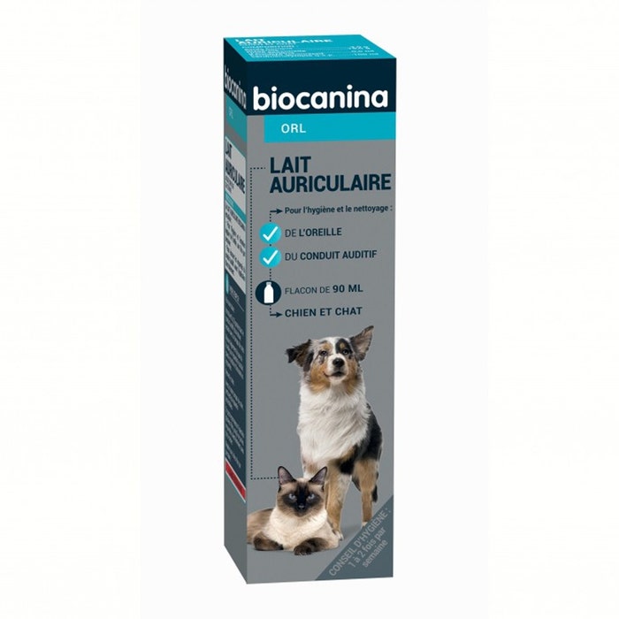 Latte auricolare per Cane e Gatto 90 ml Biocanina