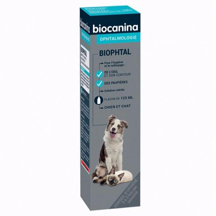 Igiene bioftale e pulizia degli occhi per Cane e Gatto 125 ml Biocanina