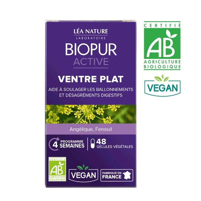 Biopur Active Ventre Plat Bio 48 Gelules Active Biopur