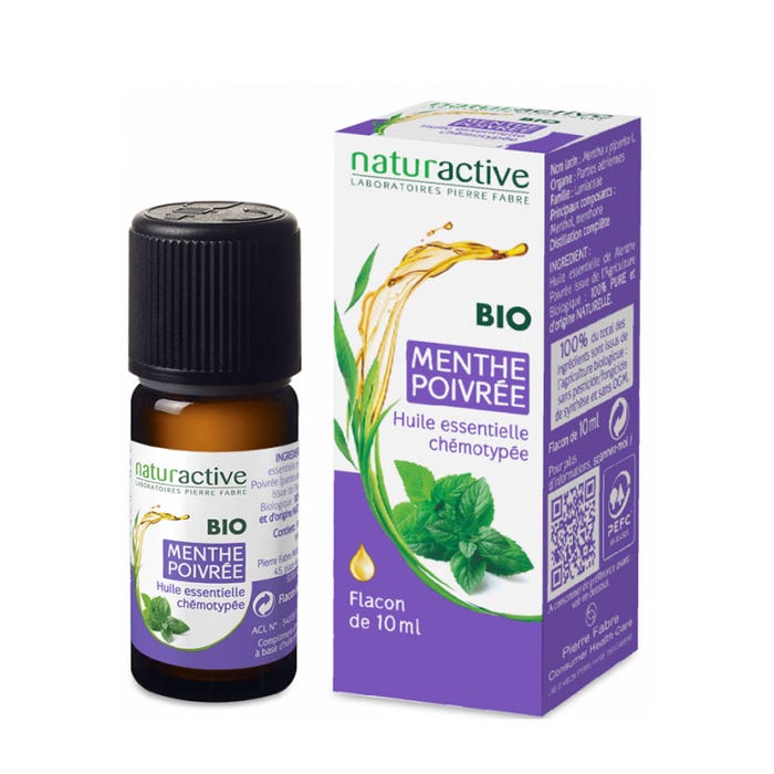 Naturactive Olio essenziale biologico di menta piperita 10 ml