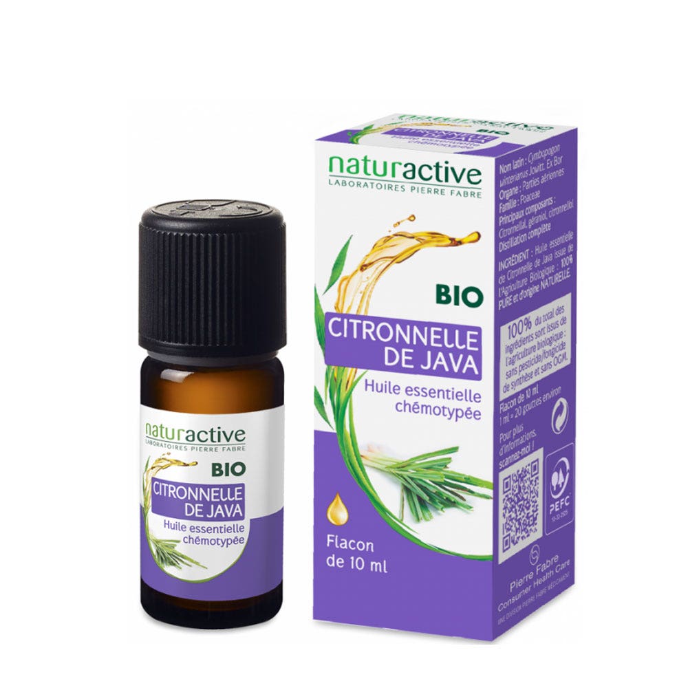 Naturactive Olio essenziale Citronella di Java bio 10 ml