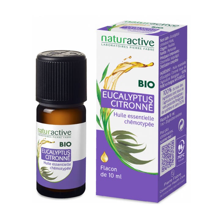 Naturactive Olio essenziale bio di Eucalipto (Eucaliptus Globulus) 10 ml