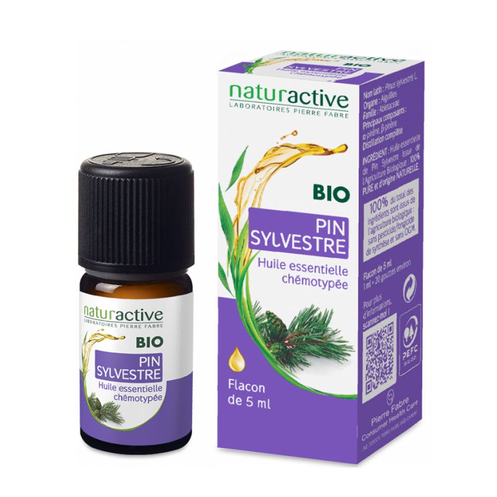 Naturactive Olio essenziale bio pino silvestre 5 ml