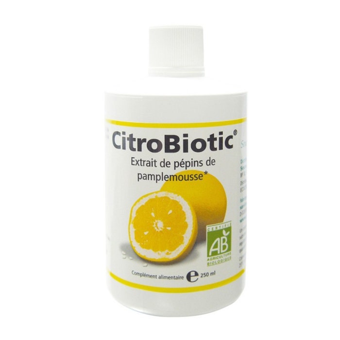 Estratto di semi di Pompelmo bio + Vitamina C 250ml Citrobiotic