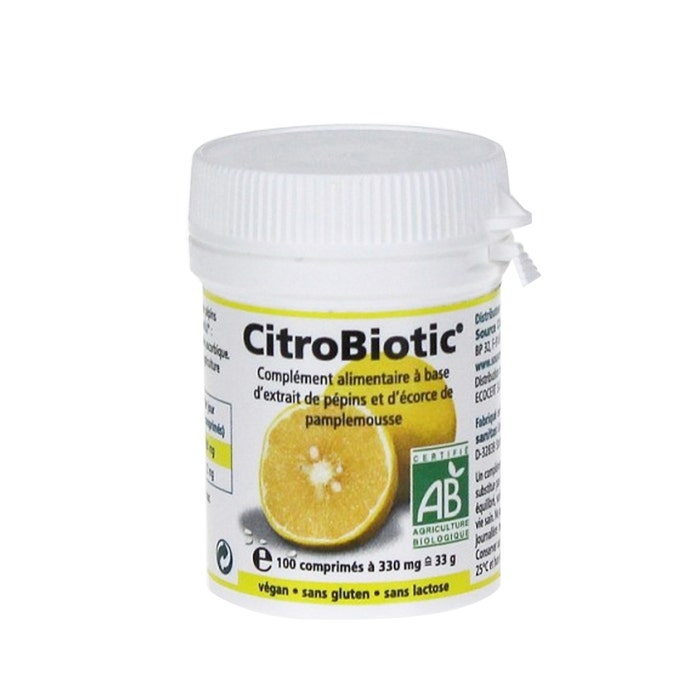 Estratto di semi di pompelmo + Vitamine C 100 compresse Citrobiotic