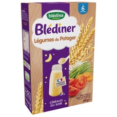 Blédina Blediner Cereali della sera 6 mesi Ortaggi dell'orto 240g